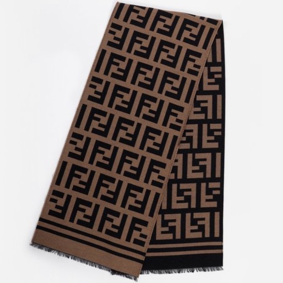 Fendi wool and silk scarf Clearance